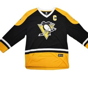 Men's NHL Pittsburgh Penguins Sidney Crosby Jersey, Sizes: S/M